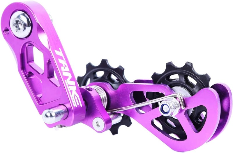 CooMeng Ultra-Smooth Single-Speed Chain Tensioner with Adjustable Tension and Dual Spring Chain Guides - Noiseless Performance and Easy Installation for Dirt Bikes, BMX and Folding Bikes - Image 1